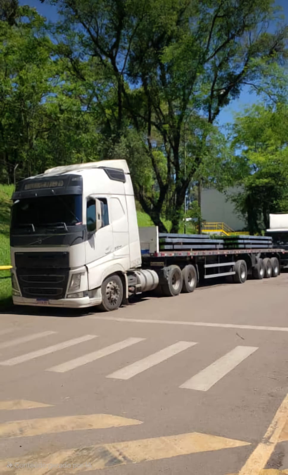 Caminhão Carga de Aço